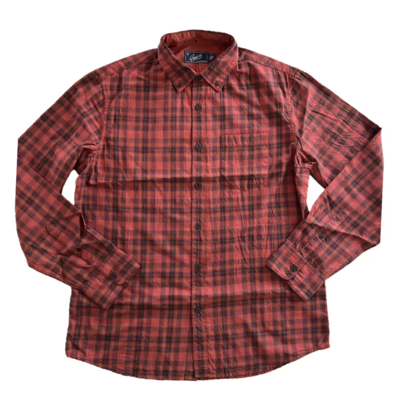 Country Fine Twill Plaid SMP - Henna (Final Sale)* made by Grayers