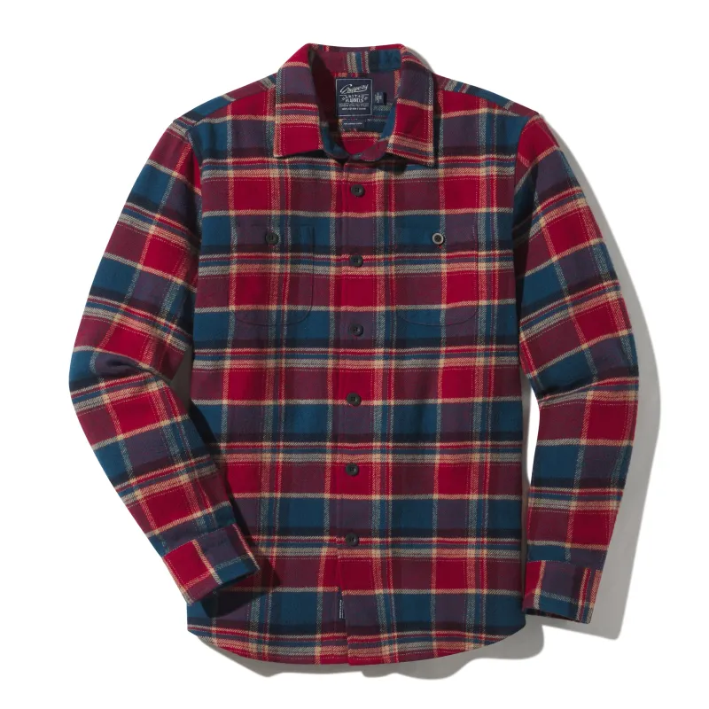 Scarboro Heavy Flannel  SMP - Red Teal Plaid (Final Sale)* made by Grayers