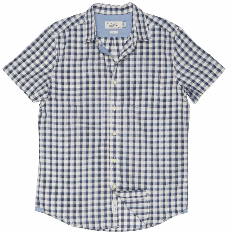 Blake Gingham - Navy Cream (Final Sale)* made by Grayers