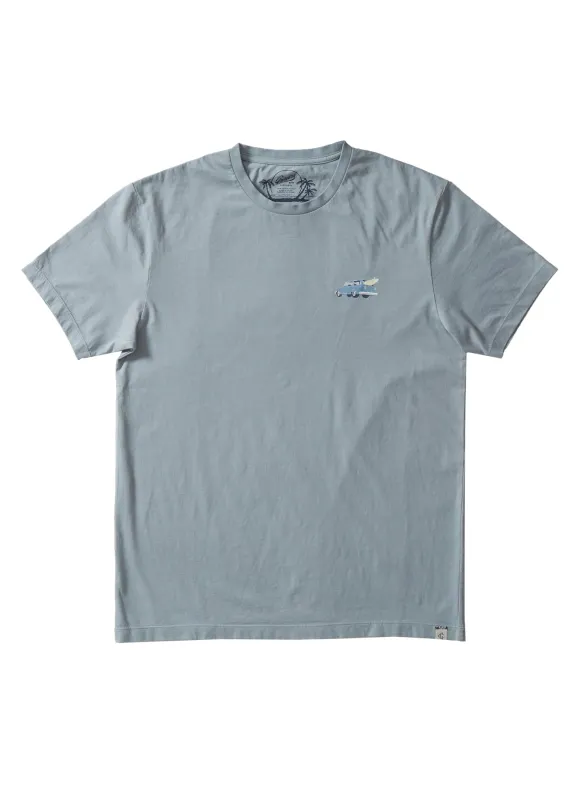 Surf Wagon Print Tee SMP - Abyss (Final Sale)* made by Grayers