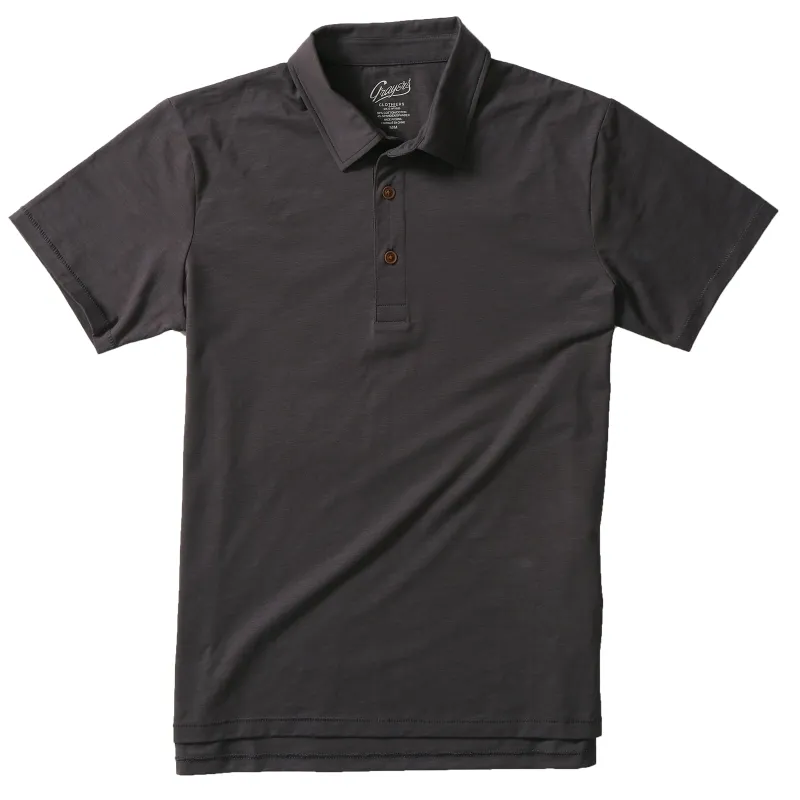 Stretch Slub Jersey Polo - Plum Kitten (Final Sale)* made by Grayers