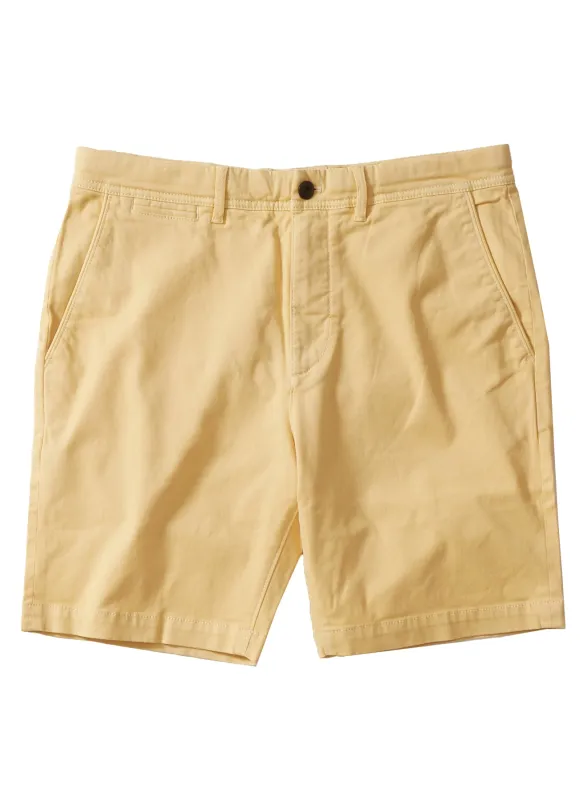 Precision Stretch Chino Shorts 8" SMP - New Wheat (Final Sale)* made by Grayers