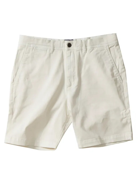 Precision Stretch Chino Shorts 8" SMP - White (Final Sale)* made by Grayers