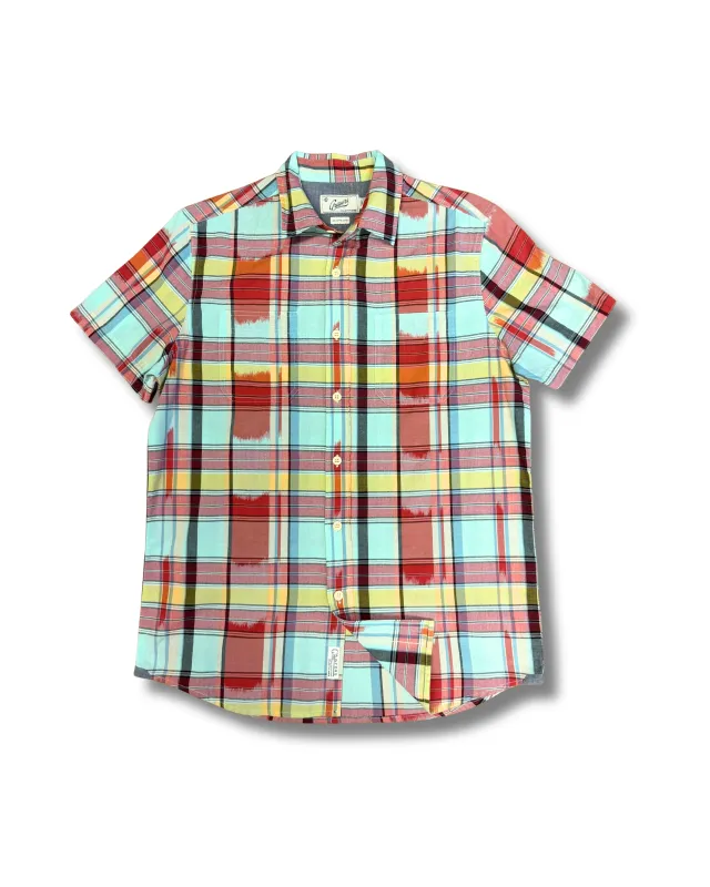 Authentic Madras Shirt SMP - Ikat Plaid made by Grayers