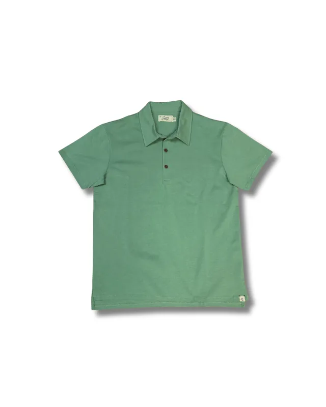 2Ply Refined Polo SMP - Deep Grass Green made by Grayers
