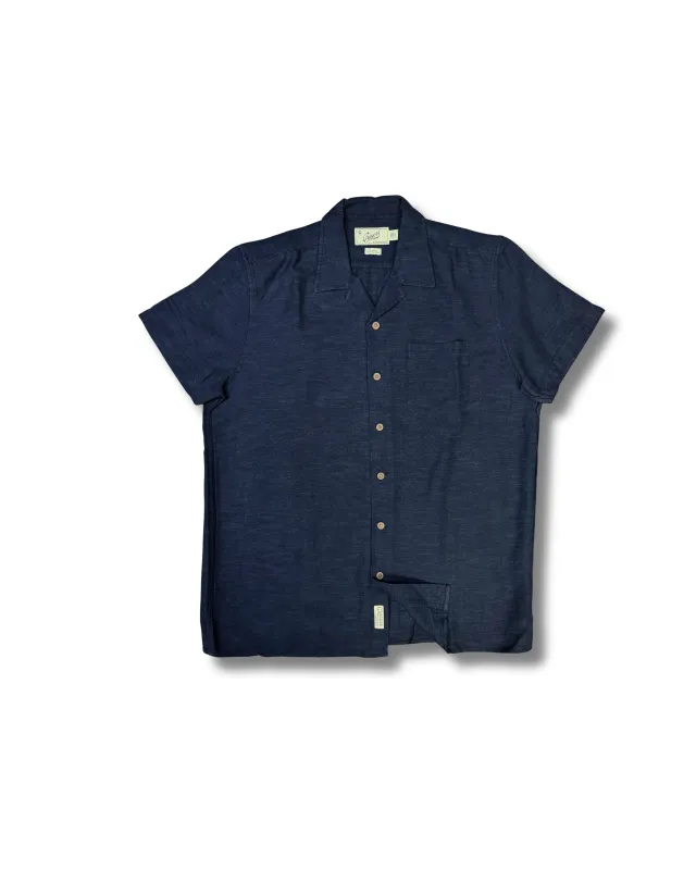 Yosemite Camp Shirt SMP - Navy made by Grayers