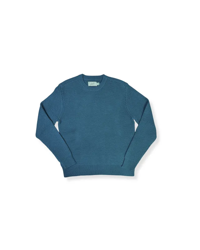 Portsmouth Rib Crew LS SMP - Blue made by Grayers