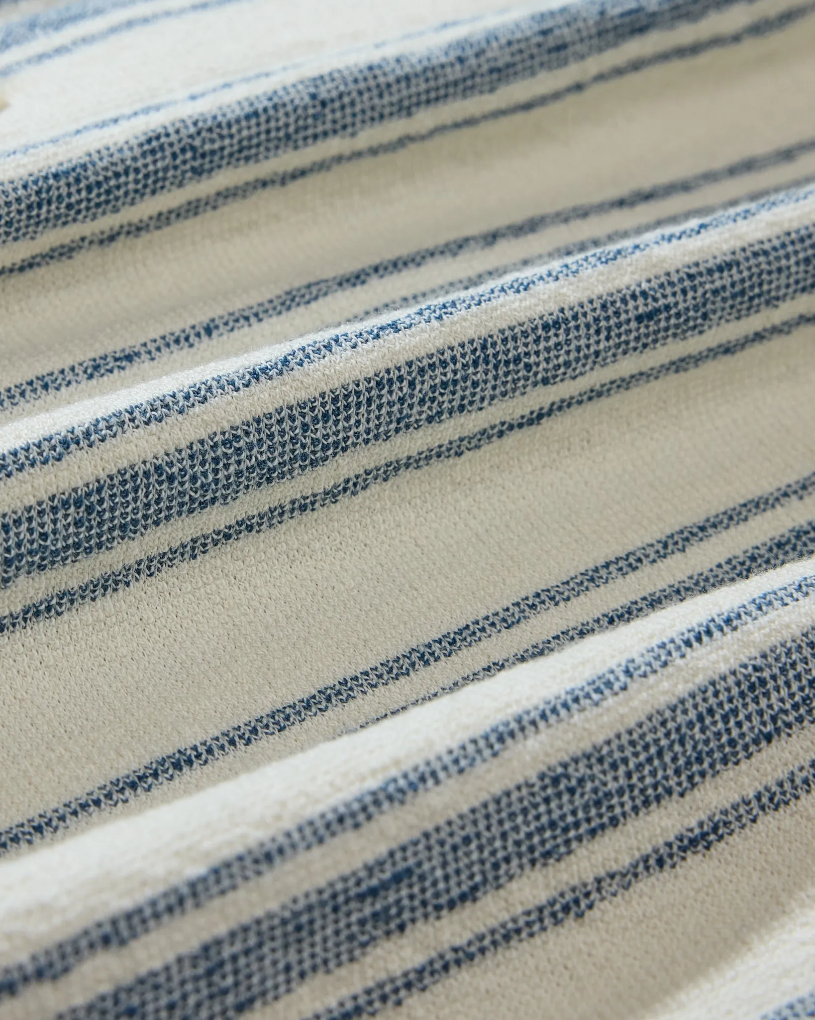Baja Loopback Camp Shirt - Teal Cream Stripe sold by Grayers product image thumbnail 5