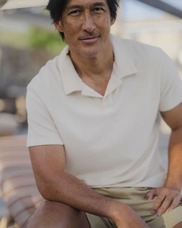 Riviera Terry Polo - White Asparagus made by Grayers