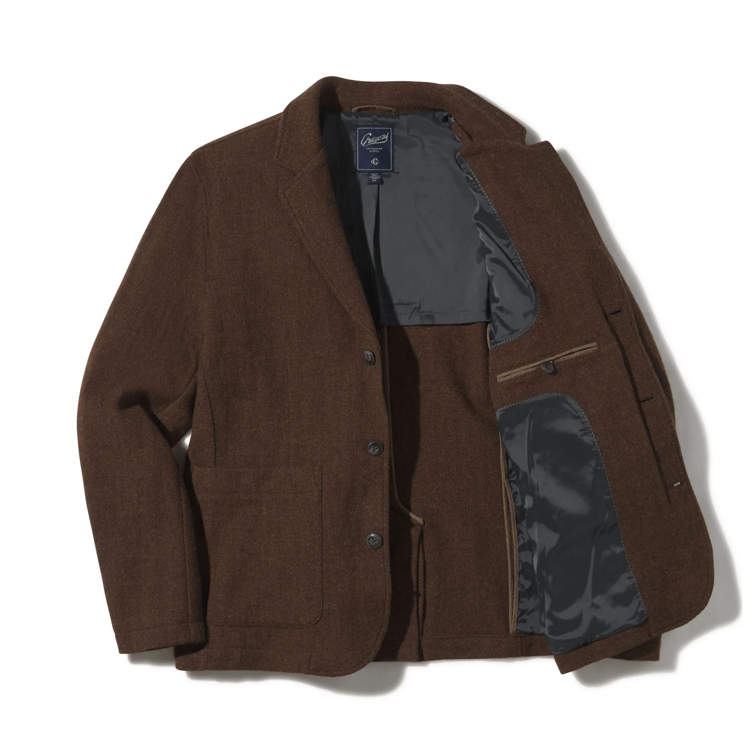 Swire Wool Blazer - Chestnut sold by Grayers product image thumbnail 3