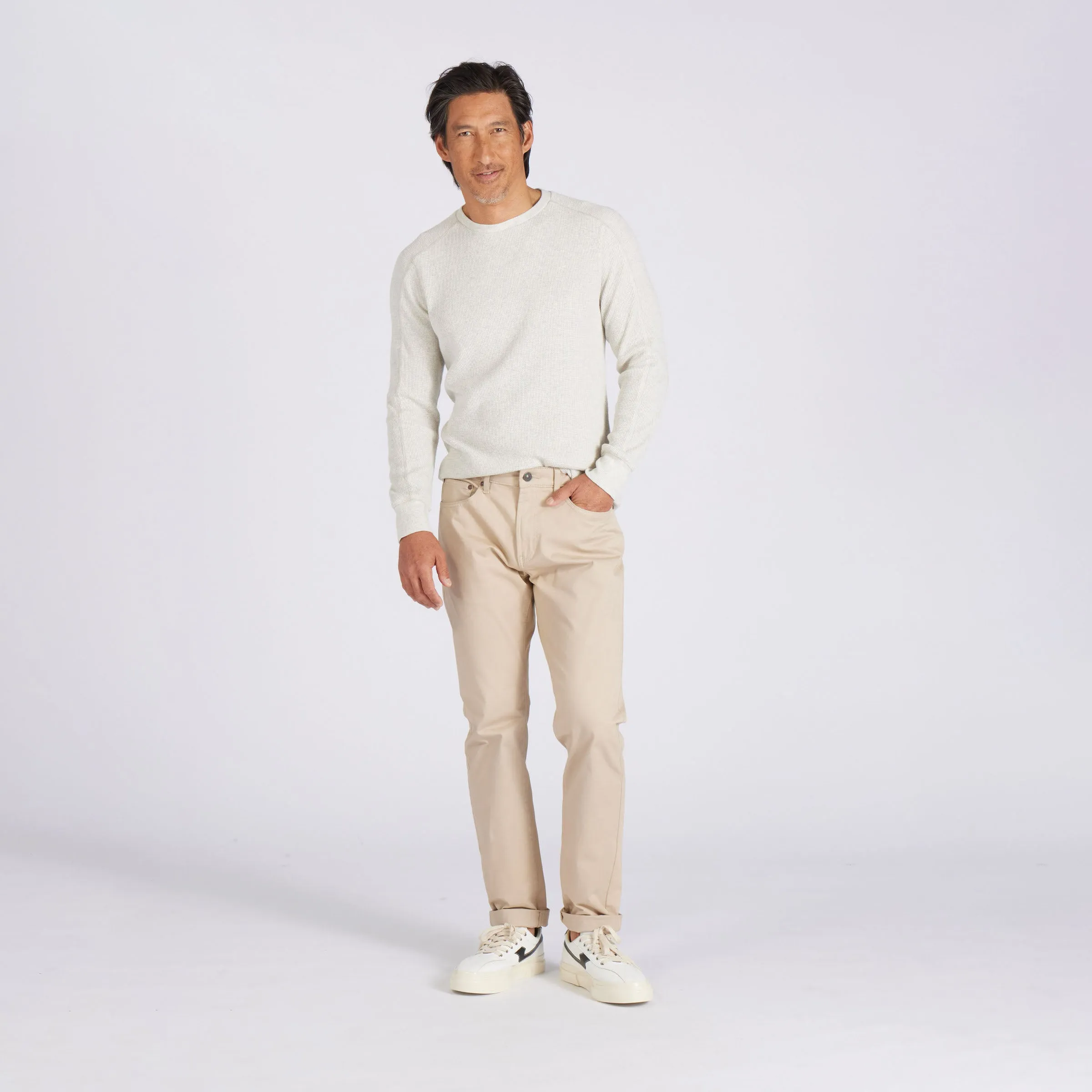 Alternative Stretch Slim Fit 5 Pocket - Pebble sold by Grayers product image thumbnail 4