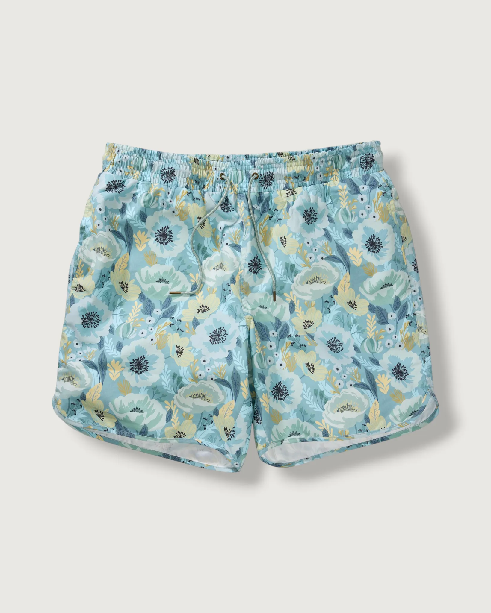 Eco Swim Trunk 7" - Blue Floral sold by Grayers
