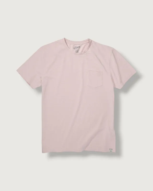 Sunwashed Pocket Tee - Rose Smoke made by Grayers