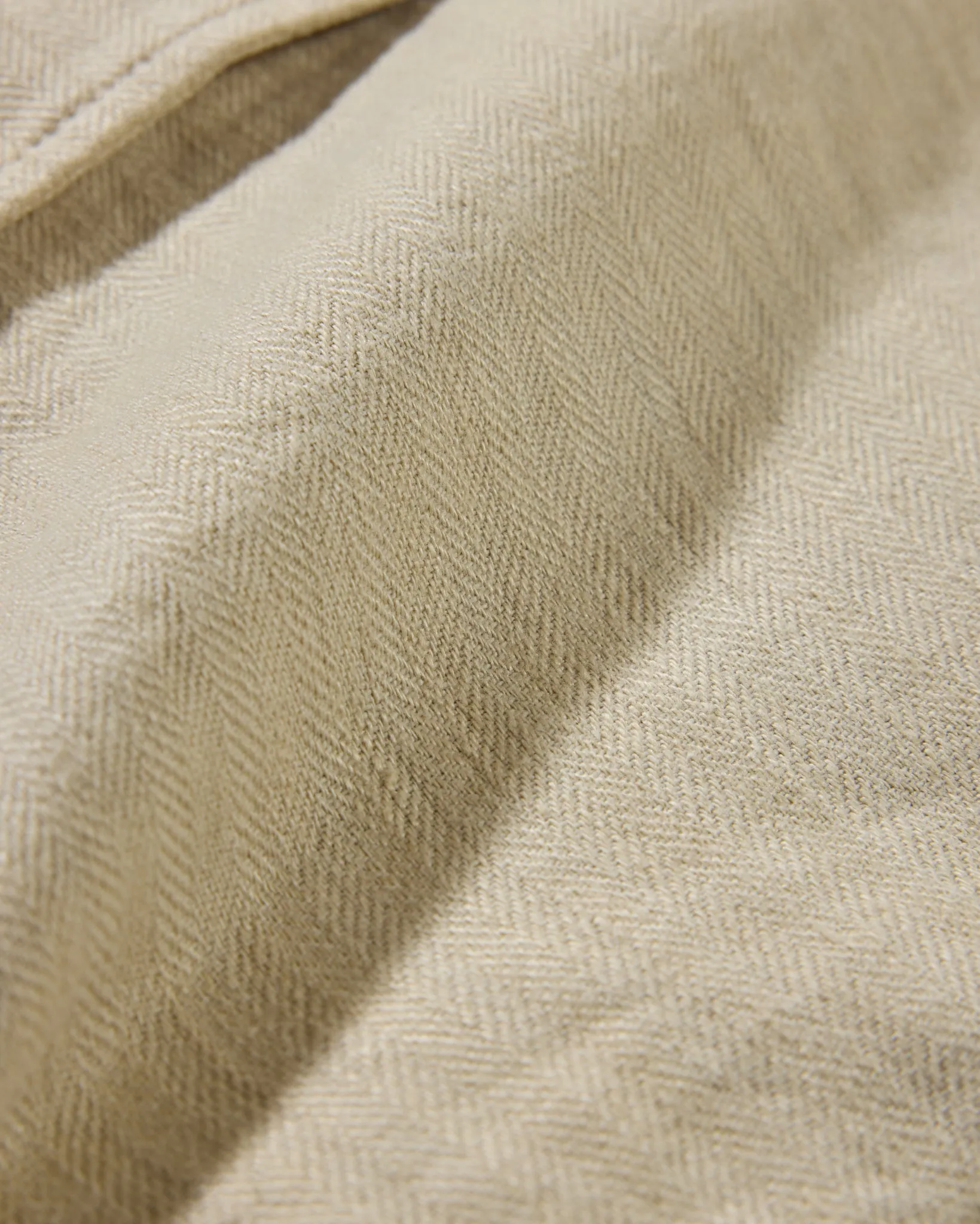 Flemings Linen Herringbone Blazer - Pebble sold by Grayers product image thumbnail 5