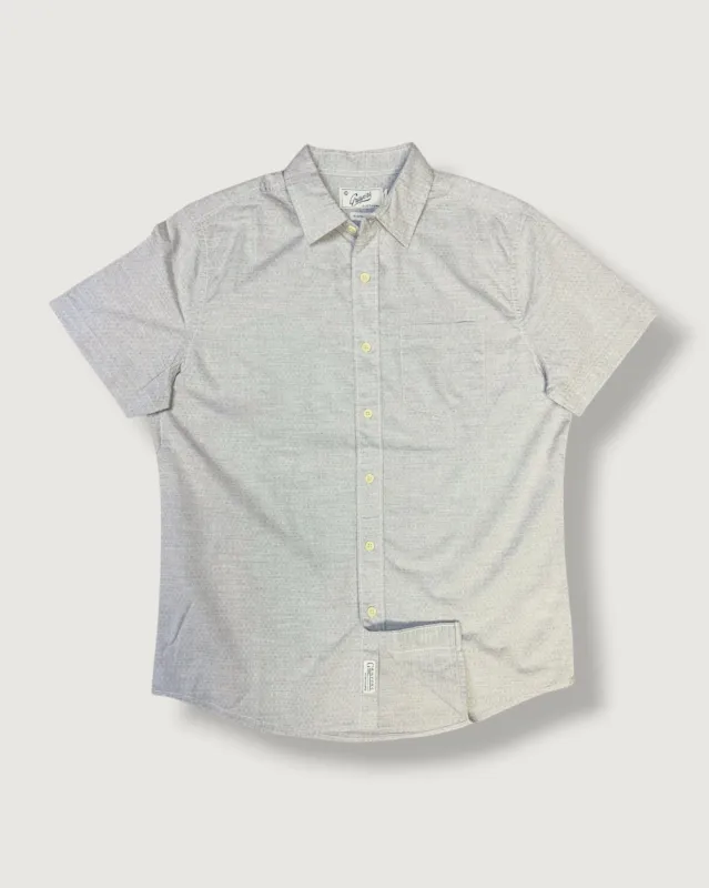 Gramercy Dobby Short Sleeve Shirt SMP - Gray (Final Sale) made by Grayers
