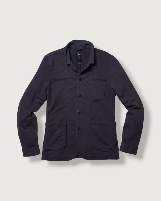 Dunlop Stand Up Collar Terry Blazer SMP - Ombre Blue Heather (Final Sale)* made by Grayers