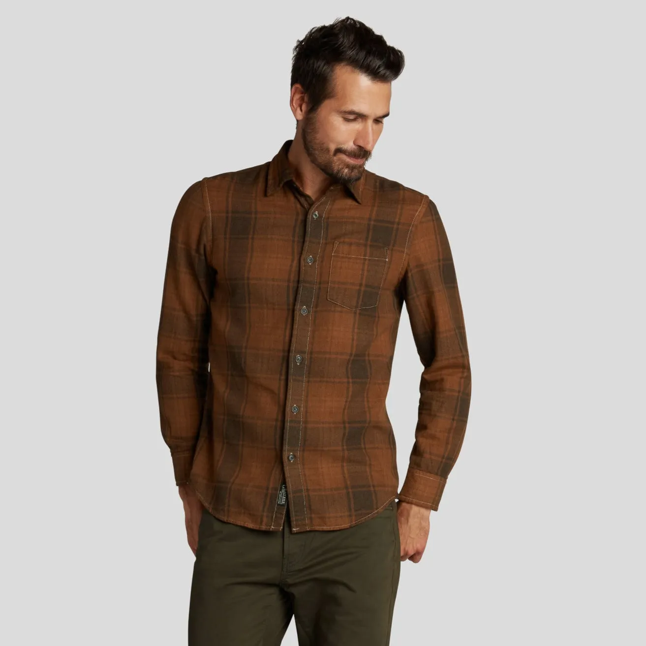 Pembroke Jaspe Flannel - Rubber Plaid sold by Grayers product image thumbnail 2