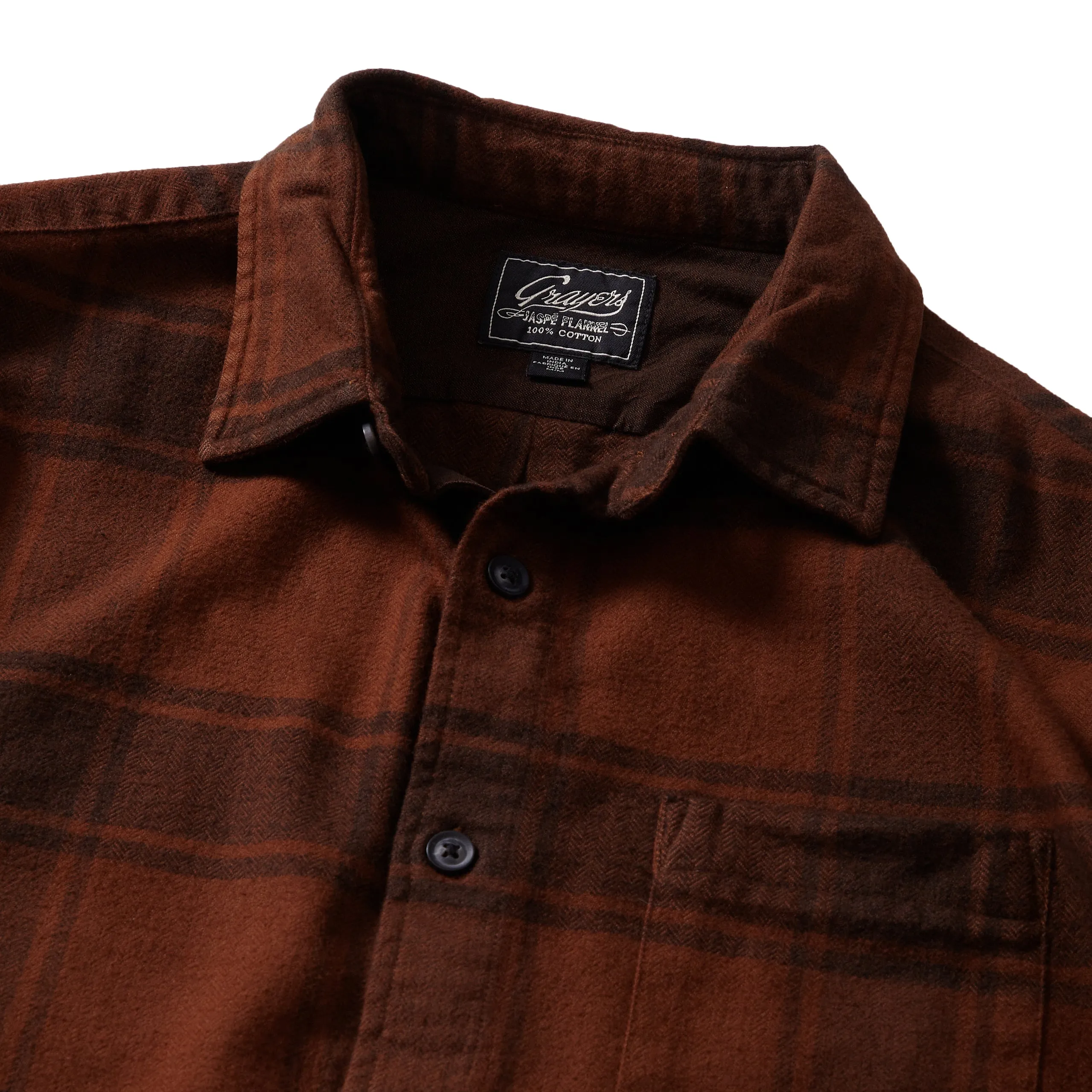 Pembroke Jaspe Flannel - Rubber Plaid sold by Grayers product image thumbnail 5