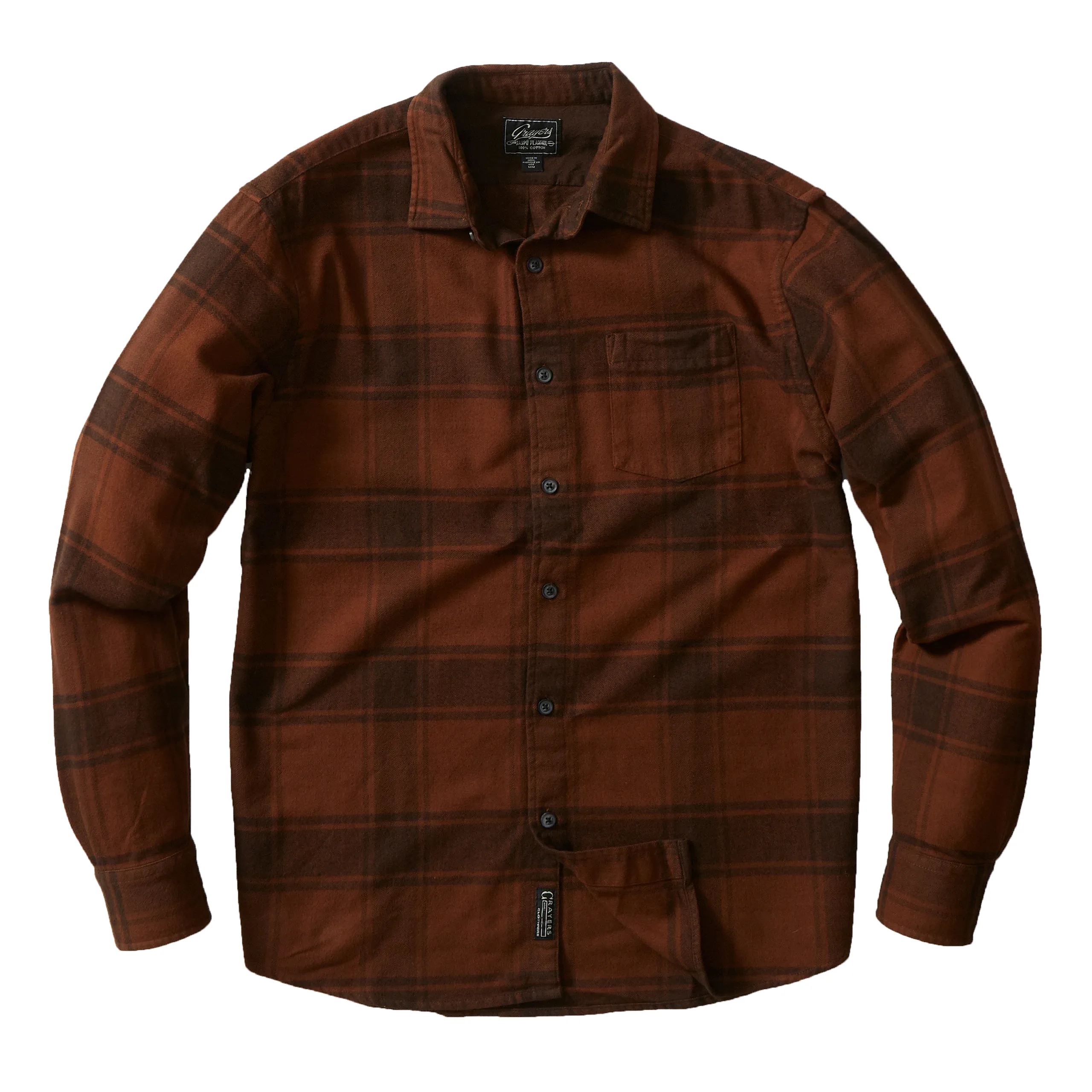 Pembroke Jaspe Flannel - Rubber Plaid sold by Grayers
