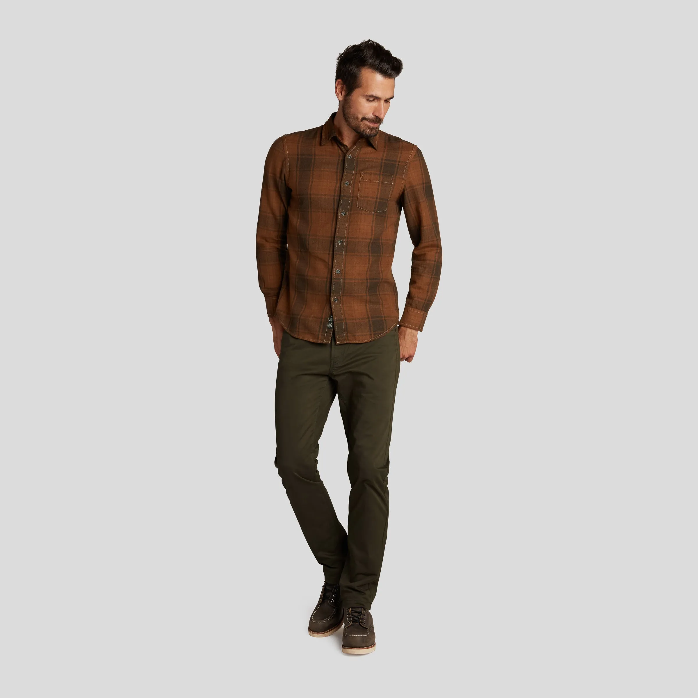 Pembroke Jaspe Flannel - Rubber Plaid sold by Grayers product image thumbnail 4