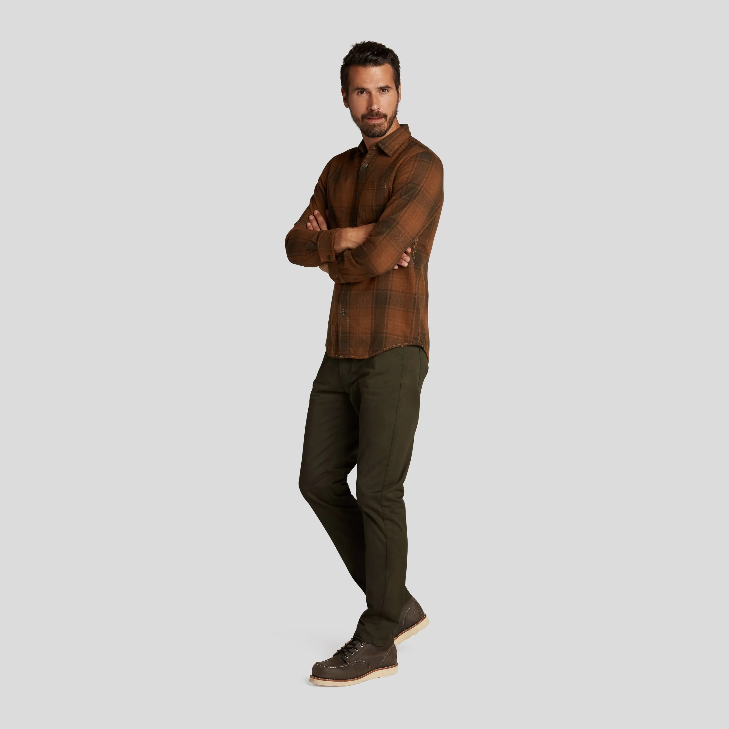 Pembroke Jaspe Flannel - Rubber Plaid sold by Grayers product image thumbnail 3