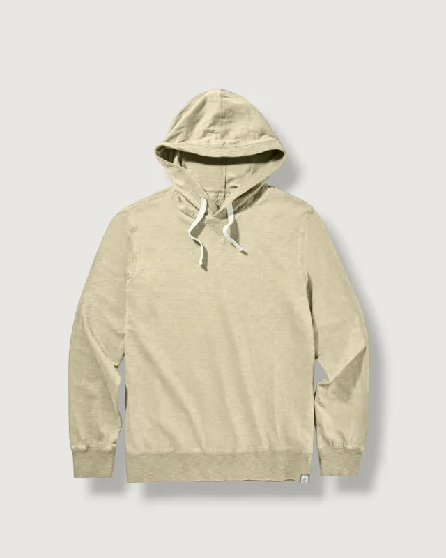 Hewitt Garment Dyed Hoodie - Moss Gray made by Grayers
