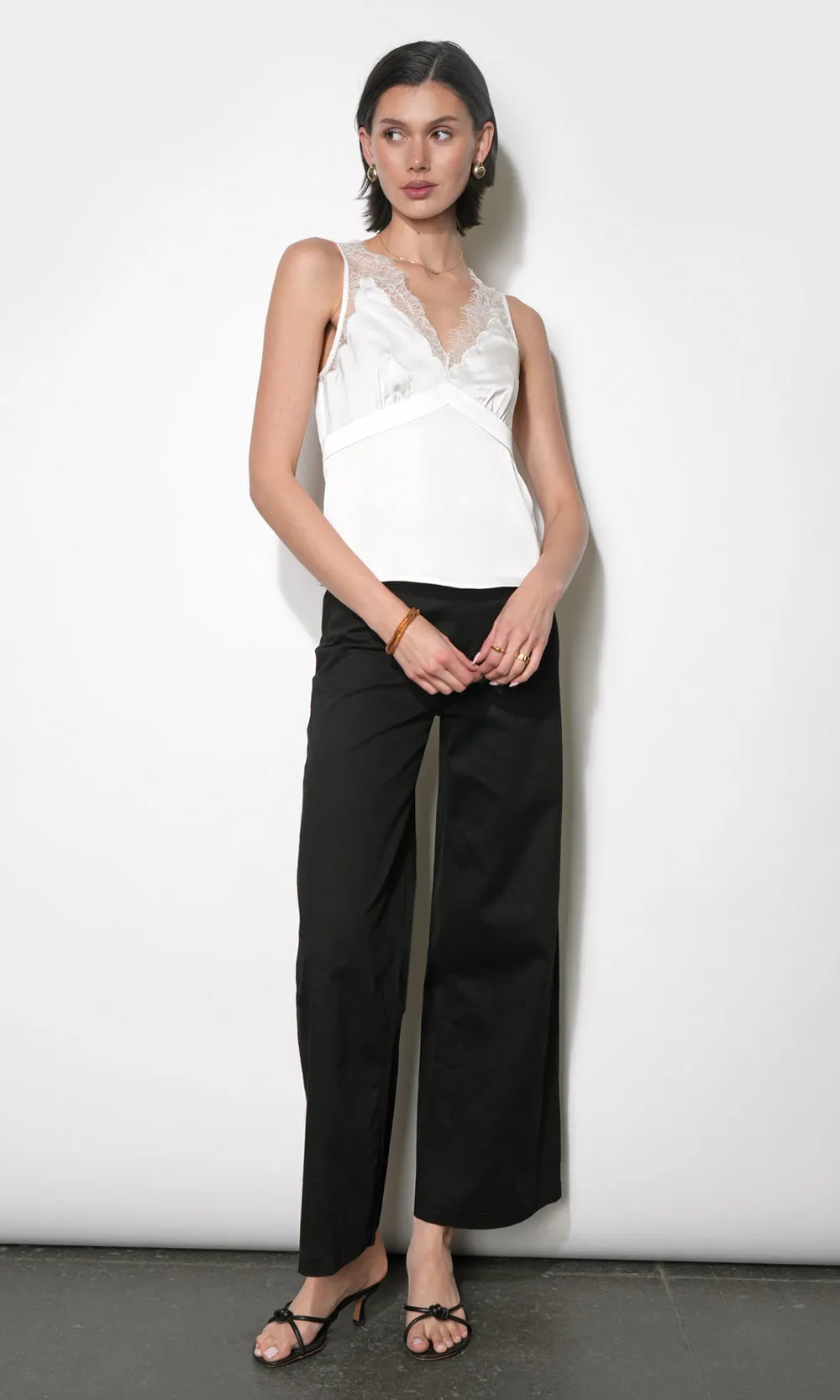 Isis Lace Detail Satin Cami sold by Greylin product image thumbnail 5