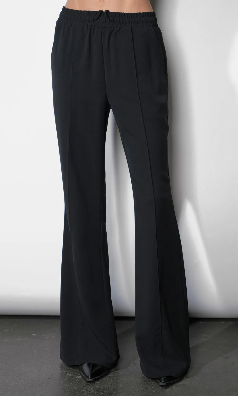 Abigail Drawstring Flared Pants sold by Greylin