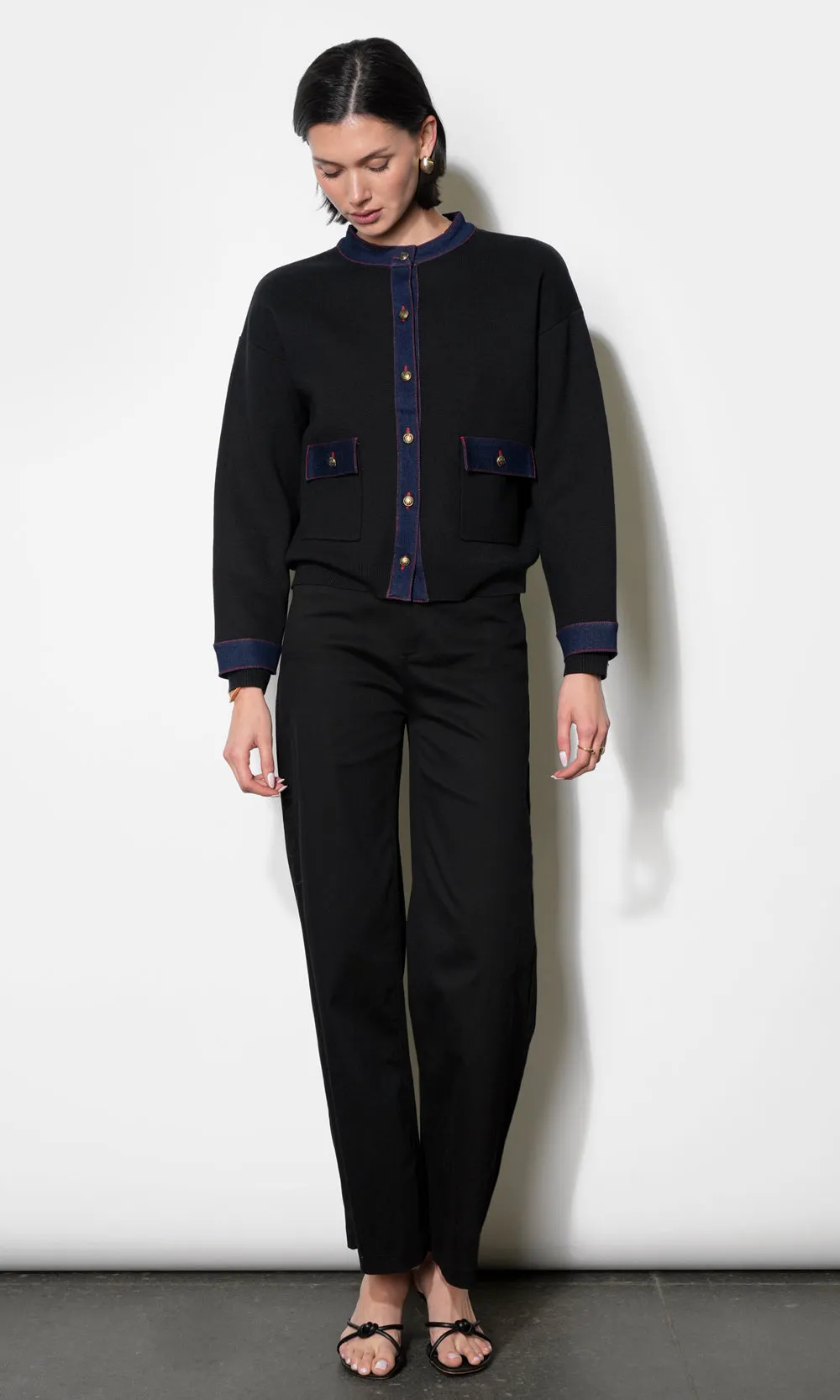 Lila Denim Detail Jacket sold by Greylin product image thumbnail 5