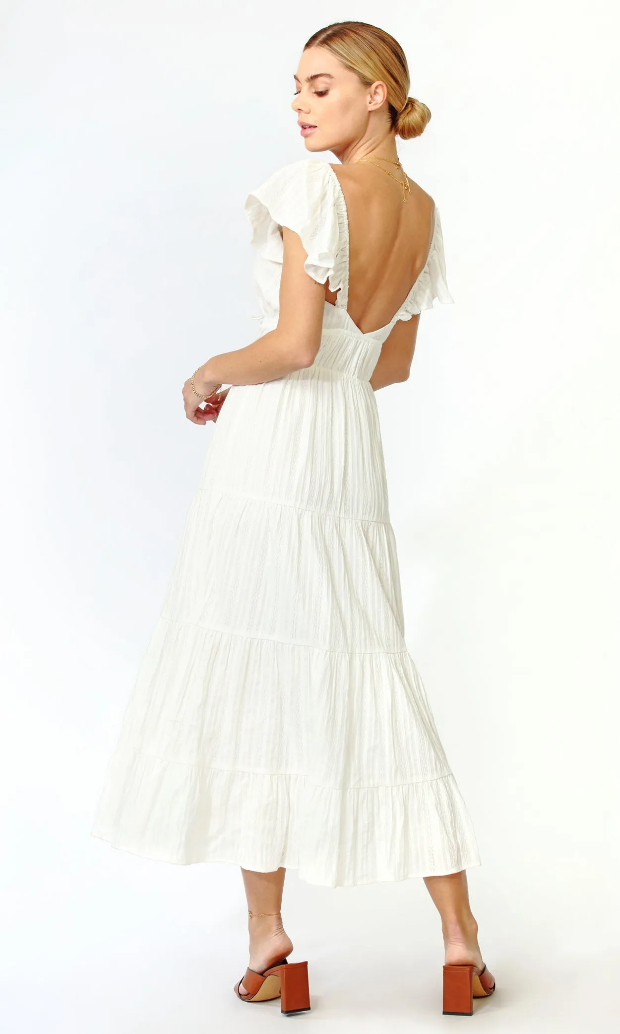 Riley Textured Cotton Maxi Dress sold by Greylin product image thumbnail 3