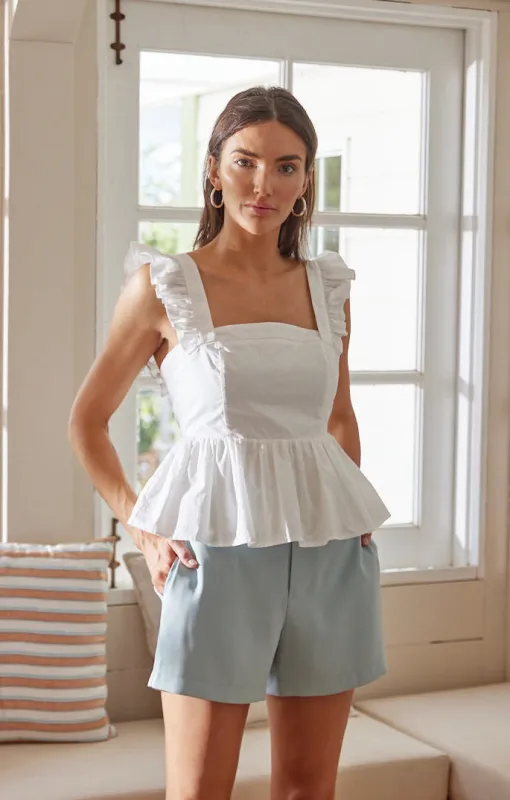 Liv High Waist Trouser Shorts sold by Greylin