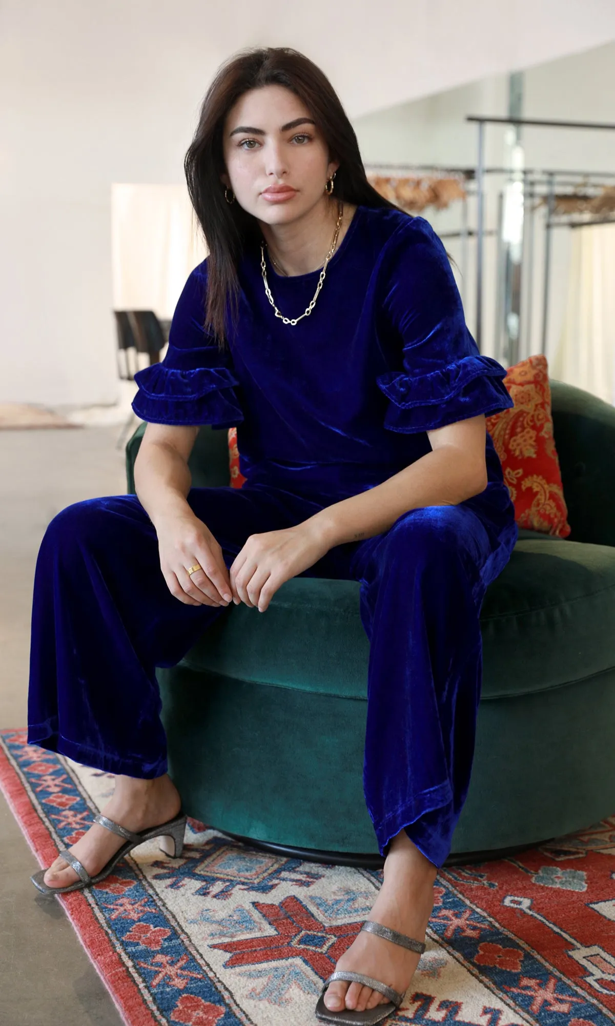 Barlow Velvet Top - FINAL SALE sold by Greylin product image thumbnail 4