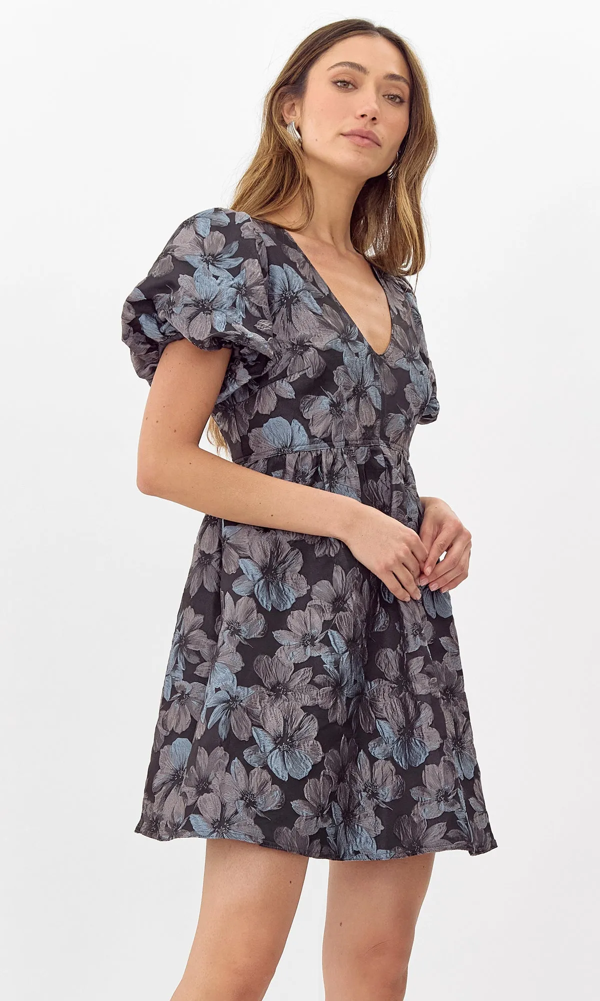 Briella Jacquard Mini Dress sold by Greylin product image thumbnail 3