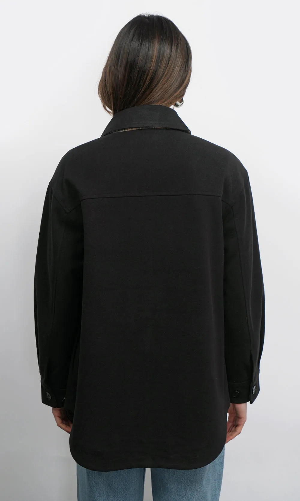 Aly Glen Plaid Cozy Soft Shirt Jacket sold by Greylin product image thumbnail 5