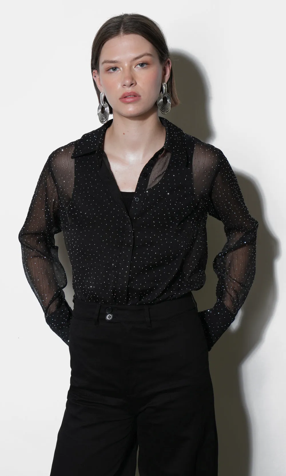 Tilly Button Down Shirt sold by Greylin product image thumbnail 4