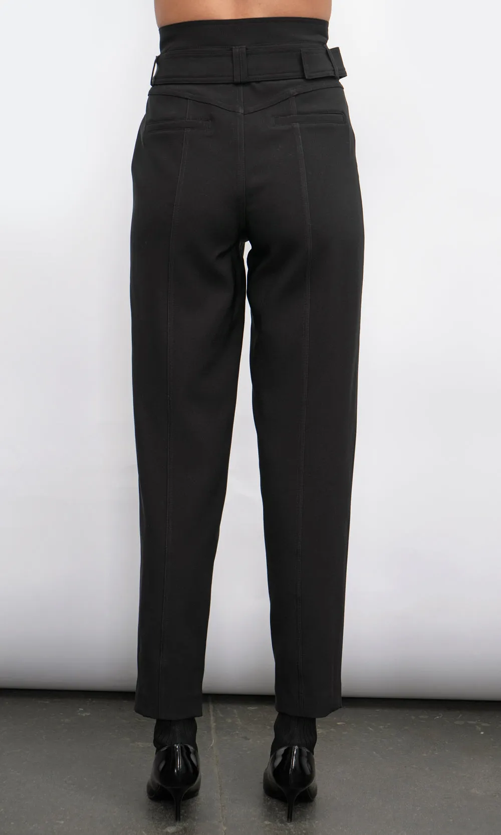 Abilene Belted Paper Bag High Waist Pants sold by Greylin product image thumbnail 3