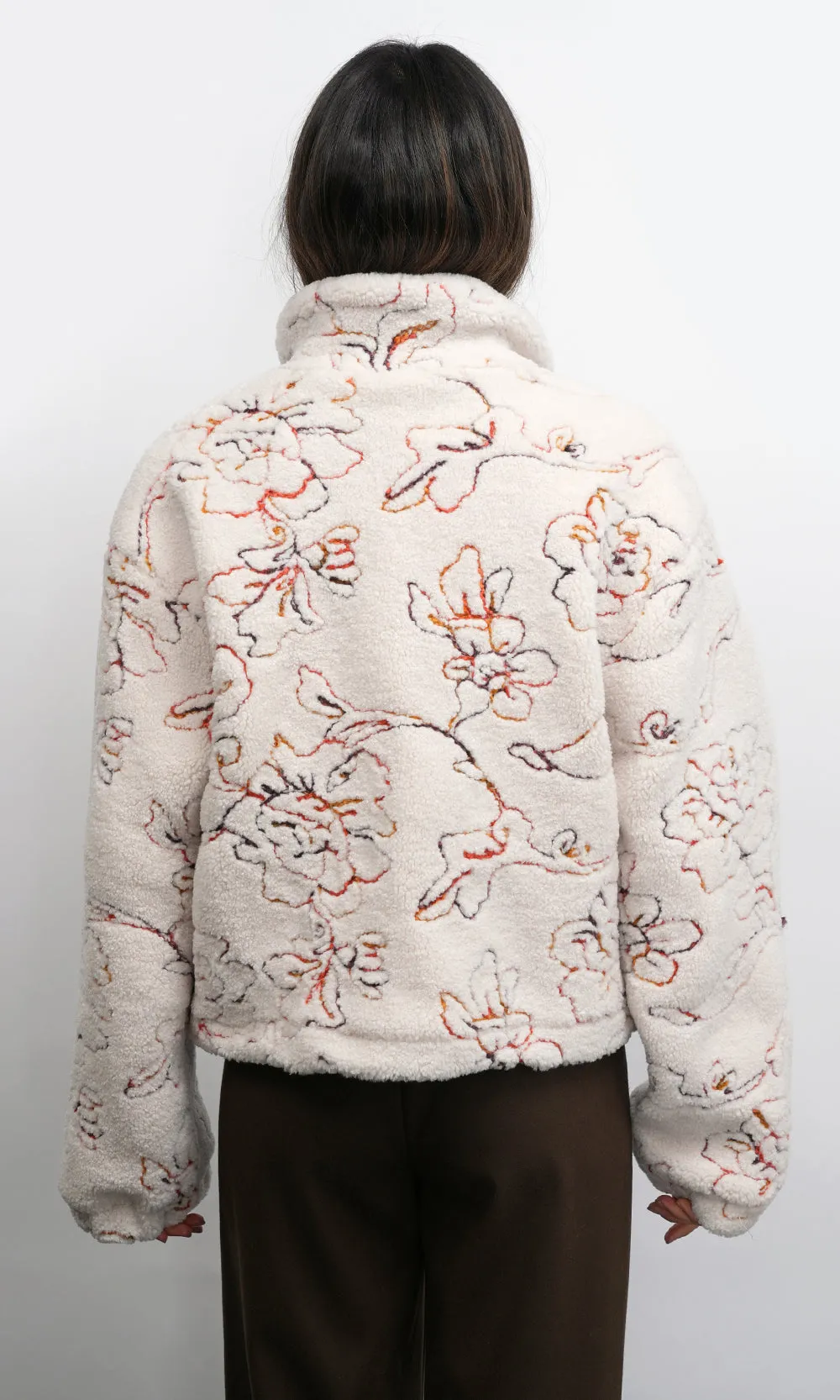 Jimi Embroidered Sherpa Bomber Jacket sold by Greylin product image thumbnail 4