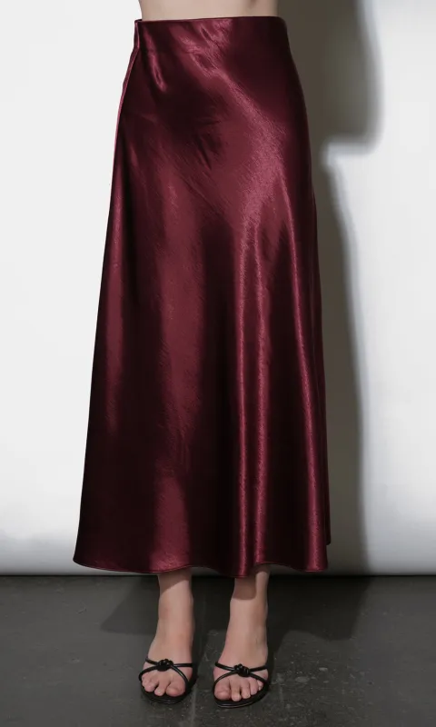 Paige Midi Slip Skirt made by Greylin
