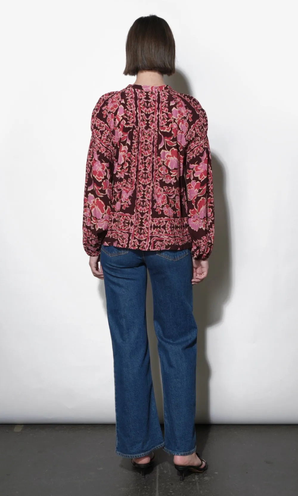 Hendrix Balloon Sleeve Blouse sold by Greylin product image thumbnail 4