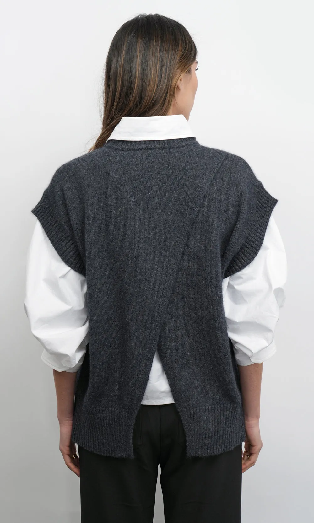 Jamie Oversized Open Back Vest sold by Greylin product image thumbnail 2