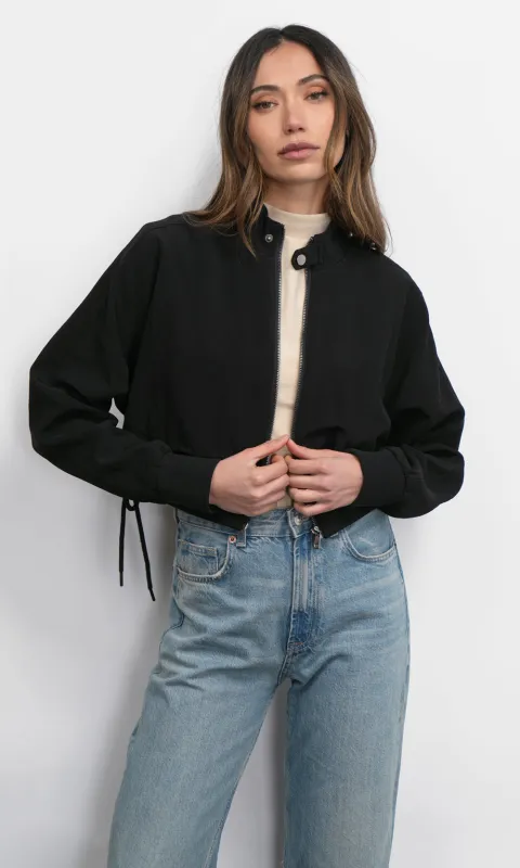 Farla Bomber Black Jacket sold by Greylin