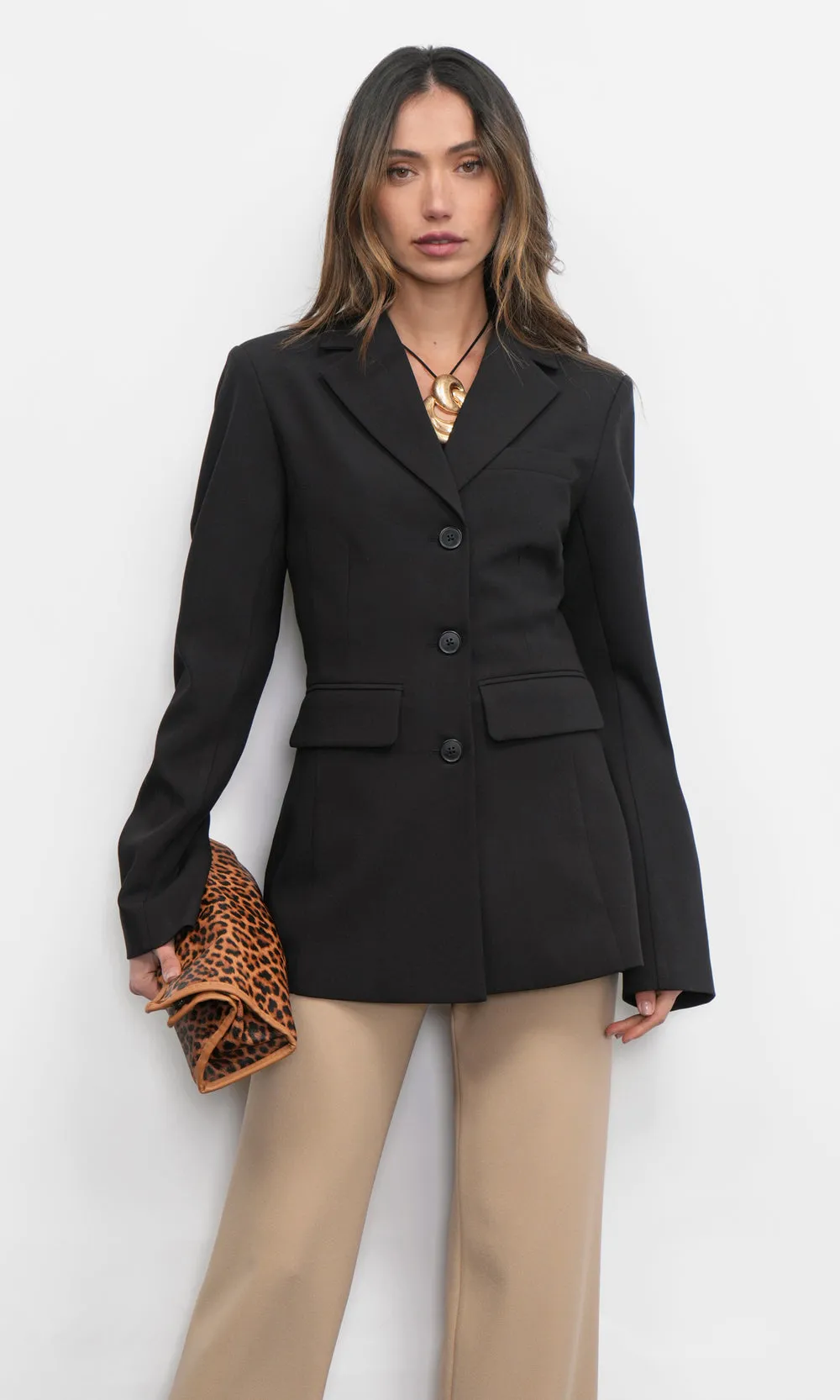 Yellis Pinched Waist Blazer sold by Greylin product image thumbnail 2