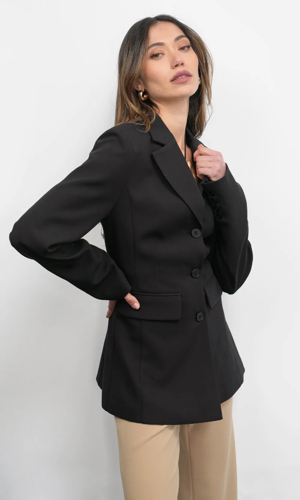 Yellis Pinched Waist Blazer sold by Greylin product image thumbnail 3