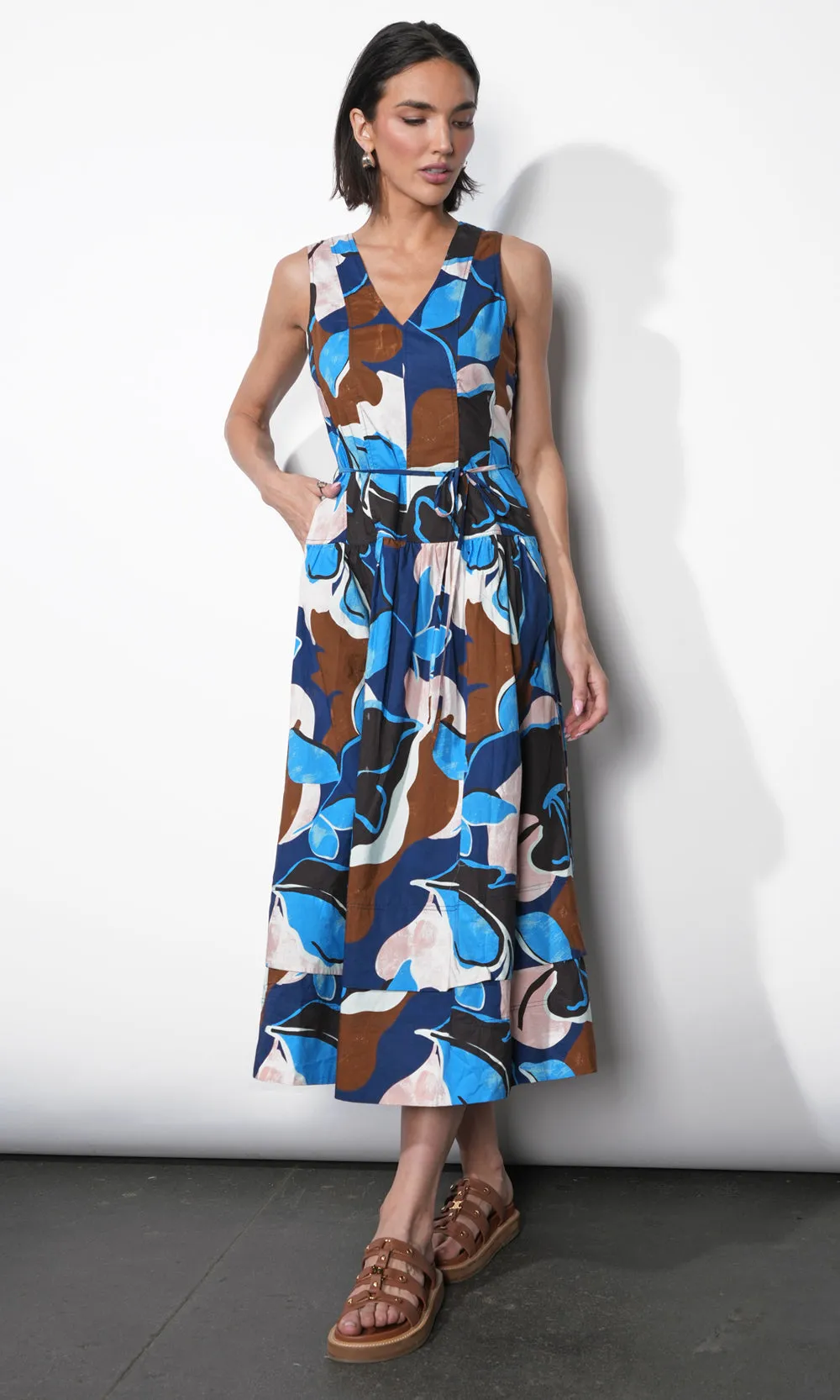 Abi Poplin Midi Dress sold by Greylin product image thumbnail 4