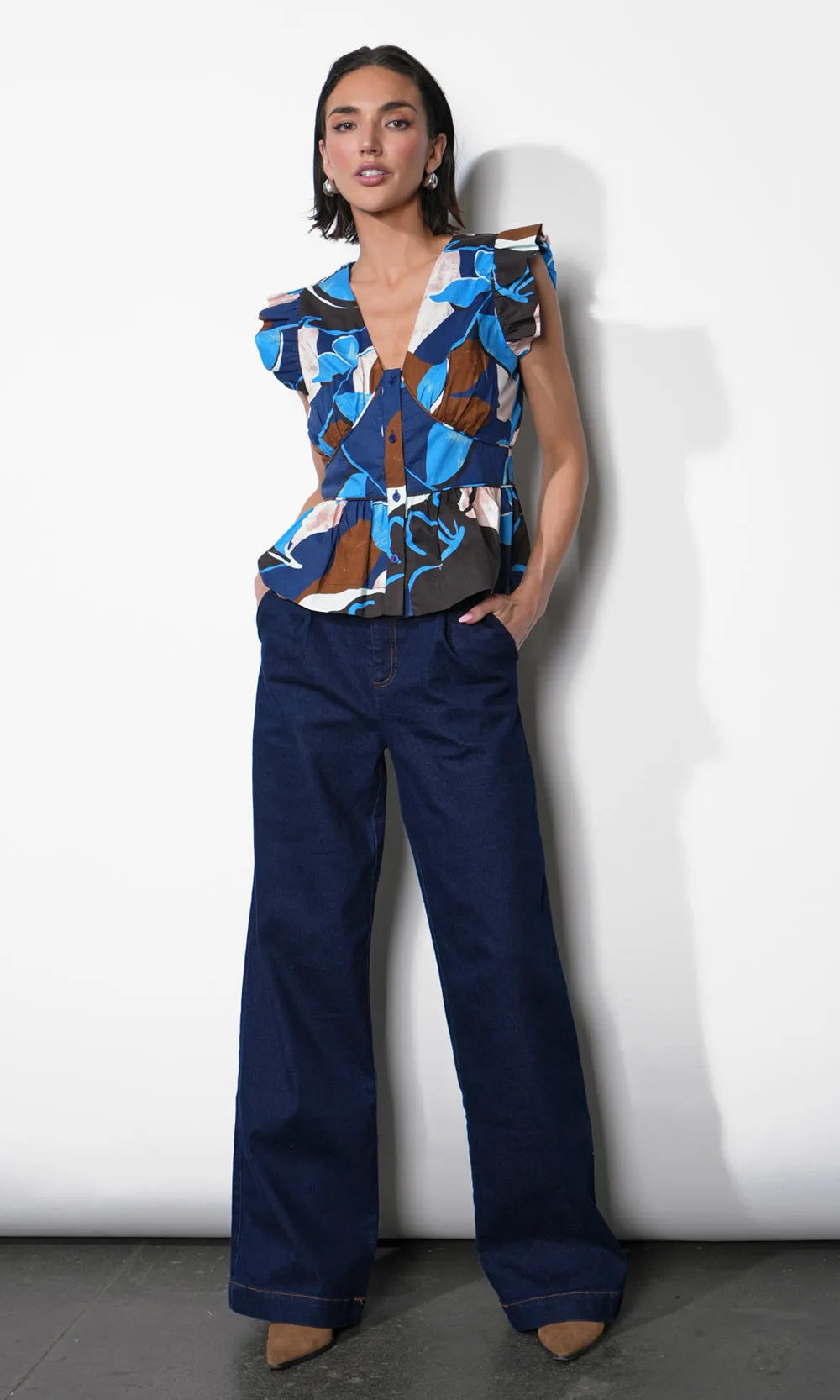 Sarina Poplin Top sold by Greylin product image thumbnail 4