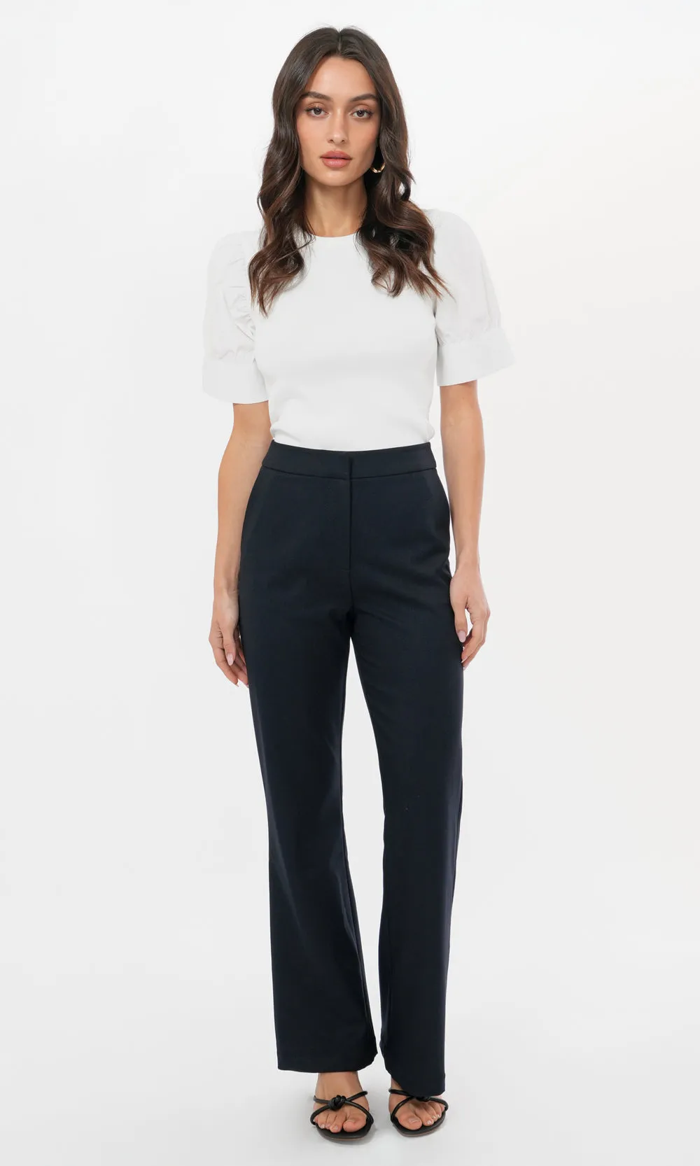 Charlie Mixed Media Knit Poplin Top - Burlington sold by Greylin product image thumbnail 4