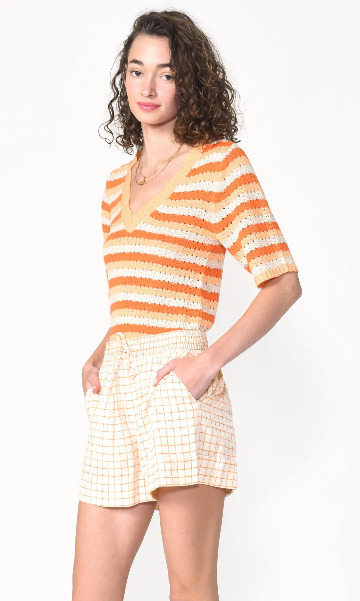 Nalia Stripe Knit Top sold by Greylin product image thumbnail 3