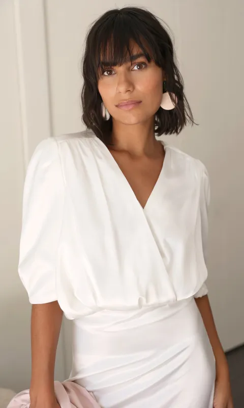 Karis Short Sleeve Blouse sold by Greylin