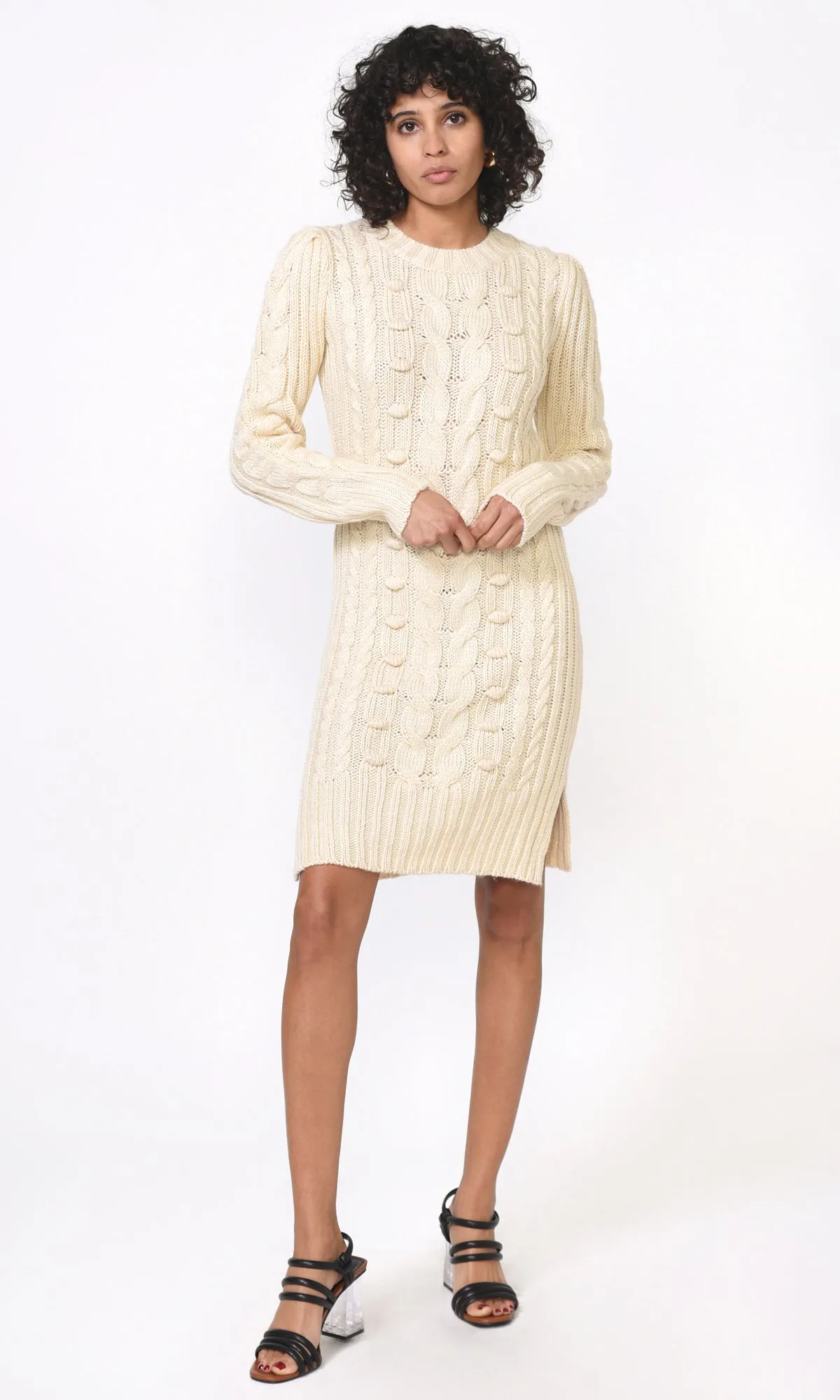 Greya Cable Knit Sweater Dress sold by Greylin product image thumbnail 2