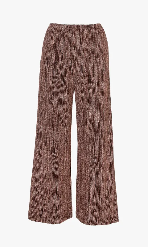 Denver Lurex Knit Wide Leg Pant sold by Greylin